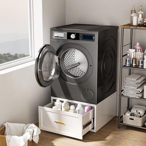 White washer dryer pedestal - dryer,
